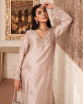 Blush Pink Kaftan Suit – Pure Sheesha Silk