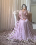 Blush Bloom Chiffon Frock