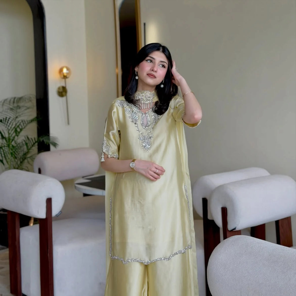 Butter Yellow Silk | 3-Piece