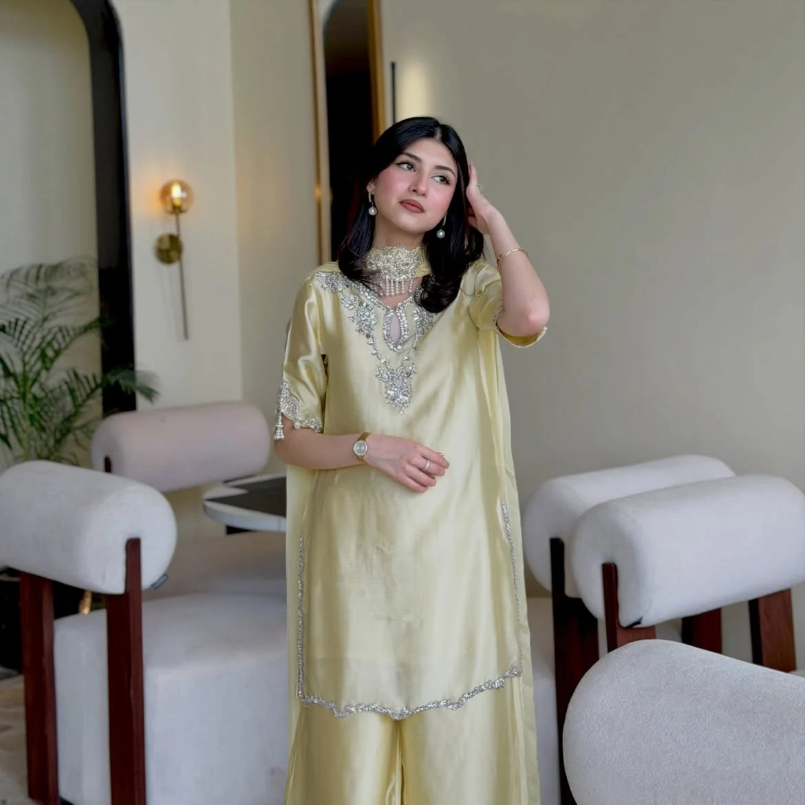 Butter Yellow Silk | 3-Piece