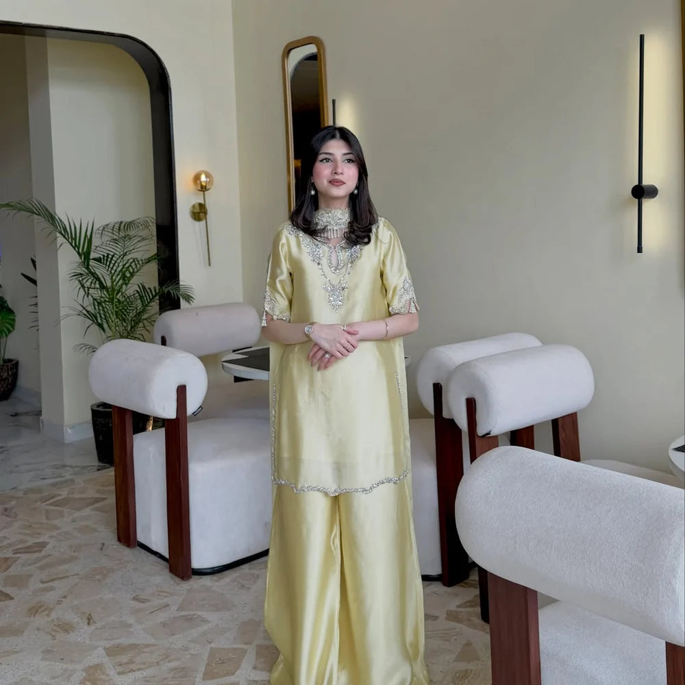Butter Yellow Silk | 3-Piece