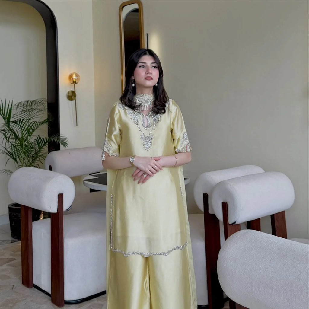Butter Yellow Silk | 3-Piece