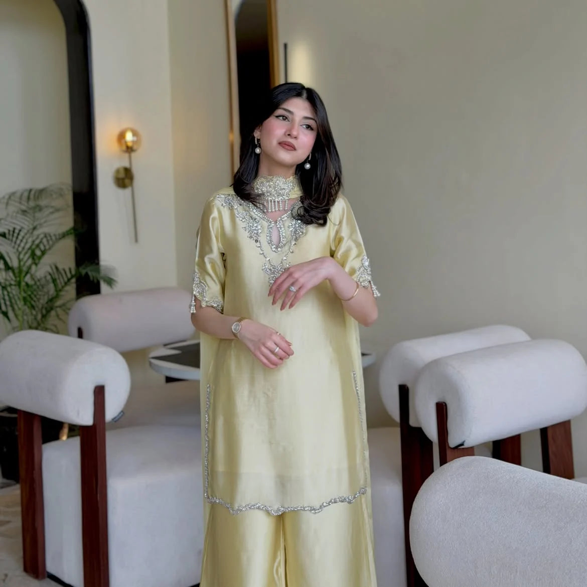 Butter Yellow Silk | 3-Piece
